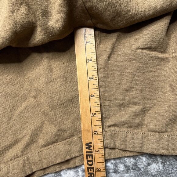 Banana Republic Linen Blend Shorts Men's 35 Tan 7" Inseam Pockets Chino - Picture 6 of 8